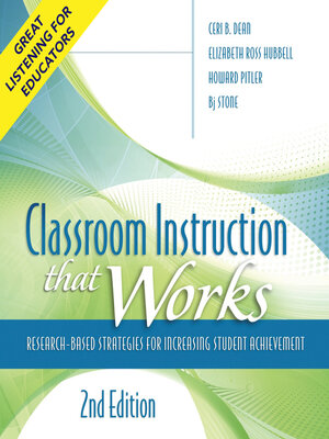 cover image of Classroom Instruction That Works